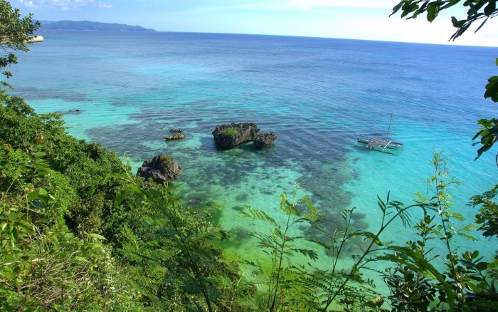 tropical ocean view